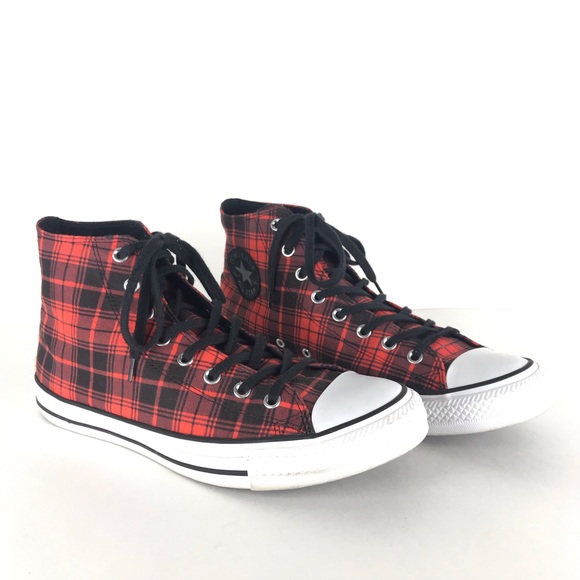 plaid chuck taylors